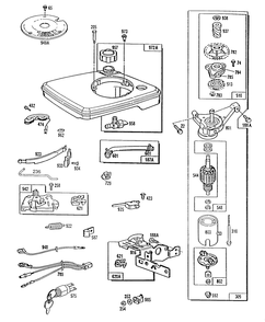 Fueltank,electstart,controls Diagram and Parts List for 90707-0149-01  Briggs and Stratton Engine